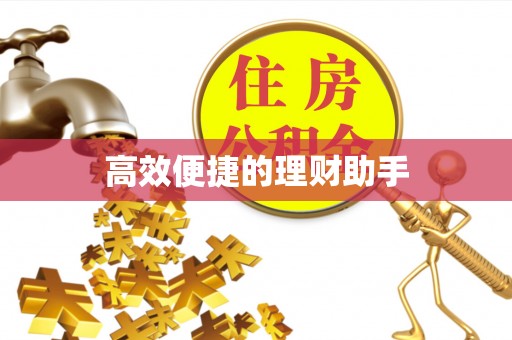 易县高效便捷的理财助手