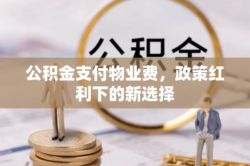 易县公积金支付物业费，政策红利下的新选择