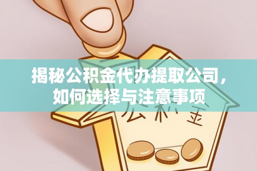 易县揭秘公积金代办提取公司，如何选择与注意事项