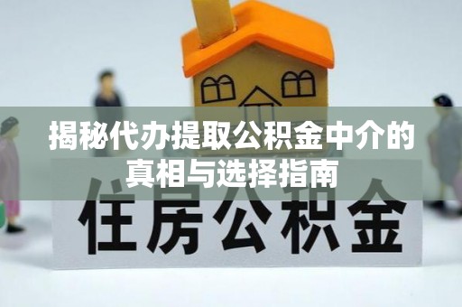 易县揭秘代办提取公积金中介的真相与选择指南